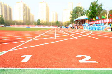 sports ground，A close-up