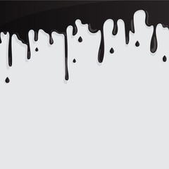 Paint colorful dripping backgrounds, vector illustration