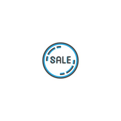 Sale icon design. Shopping icon vector design