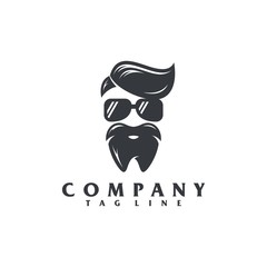 beard dental logo design