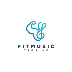 fit/gym logo design