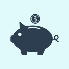 Piggy bank icon