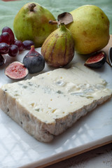 Gorgonzola dolce Italian blue cheese, made from unskimmed cow's milk in North of Italy