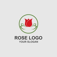 Rose Logo Template