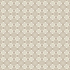 Linoleum seamless pattern, pastel beige color. Abstract geometric monochrome pattern of circular elements.