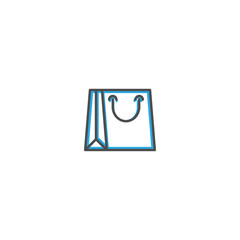 Shopping bag icon design. Shopping icon vector design