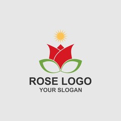 Rose Logo Template