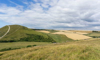 Obraz premium landscape with mountains and clouds