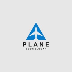 plane logo template