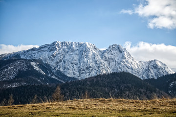 The Giewont in the snow - Tatra mountains