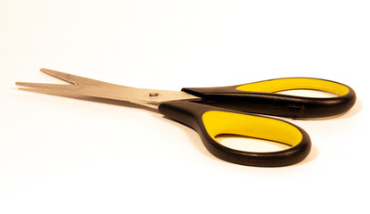 scissors on white background