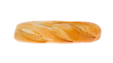 Fresh ruddy crispy mini baguette.