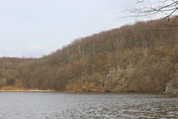  Autumn trees are beautiful by the river