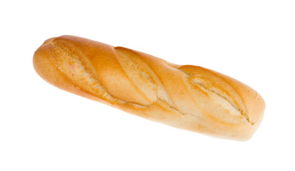 Fresh ruddy crispy mini baguette.