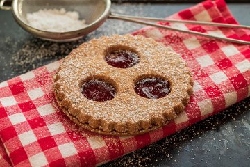 Traditional Linzer Cookies