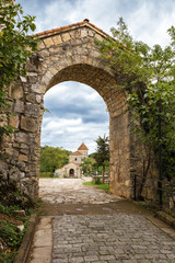 Fototapeta na wymiar View of Motsameta Monastery, Georgia