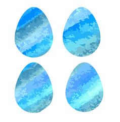 Blue cosmic Easter eggs