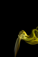 Abstract backgrounds and wallpapers. Colorful smoke on black background.