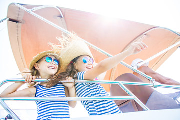vacation on a yacht