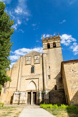 Fototapeta na wymiar Monastery of Santa Maria del Parral in Segovia in a bright Summer day. Castilla y Leon, Spain