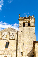 Monastery of Santa Maria del Parral in Segovia in a bright Summer day. Castilla y Leon, Spain