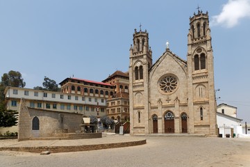 Fototapeta na wymiar Katedraly Andohalo, Antananarivo