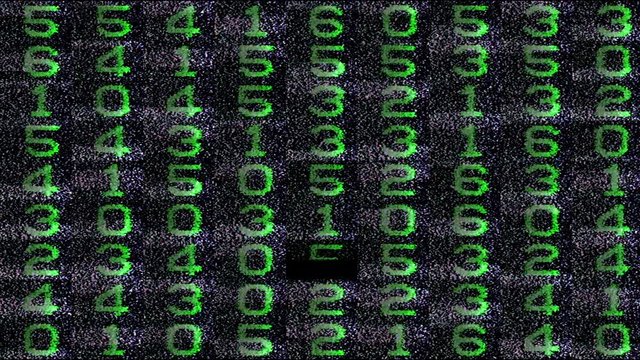 numbers code information clock counting led timecode