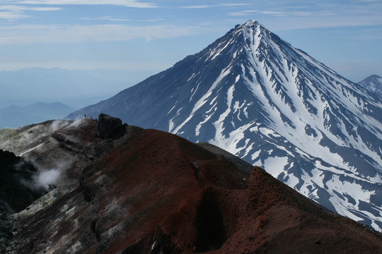 Koryakskaya Volcano from Avacha Summit