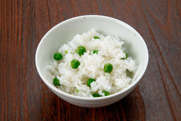 グリンピース御飯