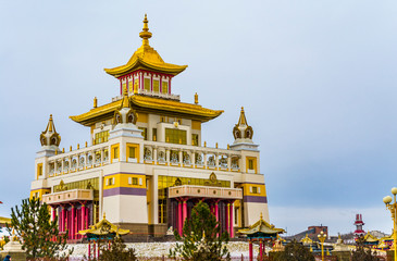 Burkhan Bakshin Altan Sume (Golden Temple), Elista, Kalmukya, Russia