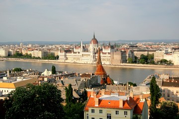 budapest, city, river, hungary, parliament, architecture, europe, building, danube, bridge, water, landmark, view, cityscape, town, panorama, tower, 