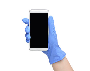 with the phone connected
