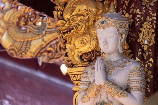 Chiang rai Wat Pra Sing is a Buddhist temple contains Budda image in the history of the Lanka wong Theravada Buddhism in Thailand.wat pra sing is one of famous landmark in chiangrai,thailand