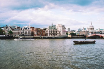 Thames River Cityscape
