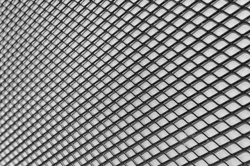 Abstract geometric background. Metallic mesh