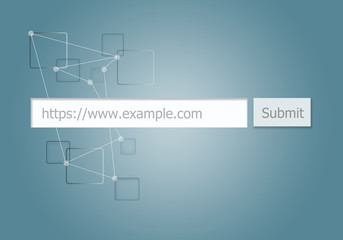 Box for Submit Website URL to Search Engine.