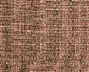  Textured brown natural fabric . 