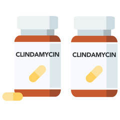 Clindamycin is an antibiotic used to treat certain serious bacterial infections.