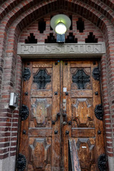 Obraz premium Gothenburg, Sweden An old police station in the Haga section of Gothenburg