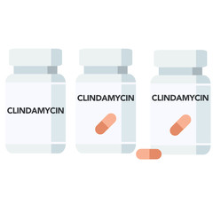 Clindamycin is an antibiotic used to treat certain serious bacterial infections.