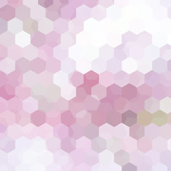 Fototapeta premium Background of geometric shapes. Pastel pink mosaic pattern. Vector EPS 10. Vector illustration
