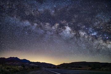 stars and milky way at night in death valley california - Powered by Adobe