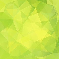 Background of geometric shapes. Green mosaic pattern. Vector EPS 10. Vector illustration