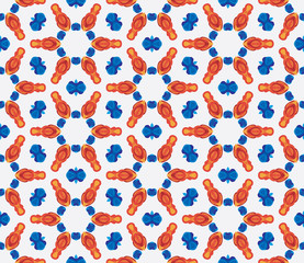 Vector Seamless Geometry Pattern for Postcards, wallpaper, web background, Print and fabric