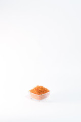 Saffron on the white background