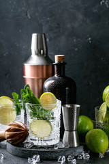 Home made mojito cocktail