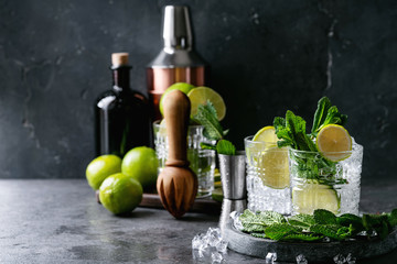 Home made mojito cocktail