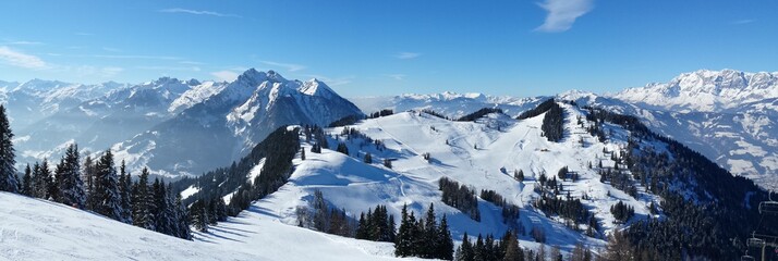 Mountains near Flachau in Austria