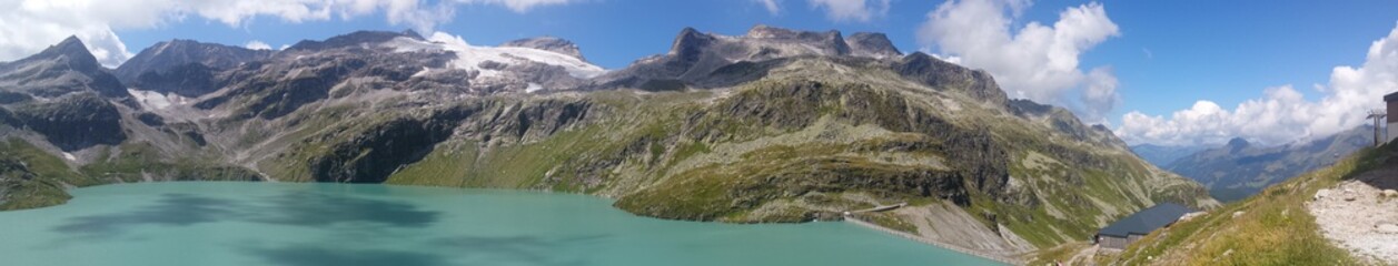 Mountains near White lake in Austria