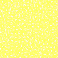 European Union Euro gold coins seamless pattern. U